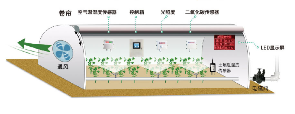 智能温室大棚结构图