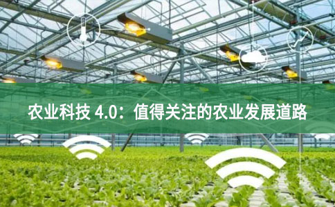 农业科技 4.0：值得关注的农业发展道路