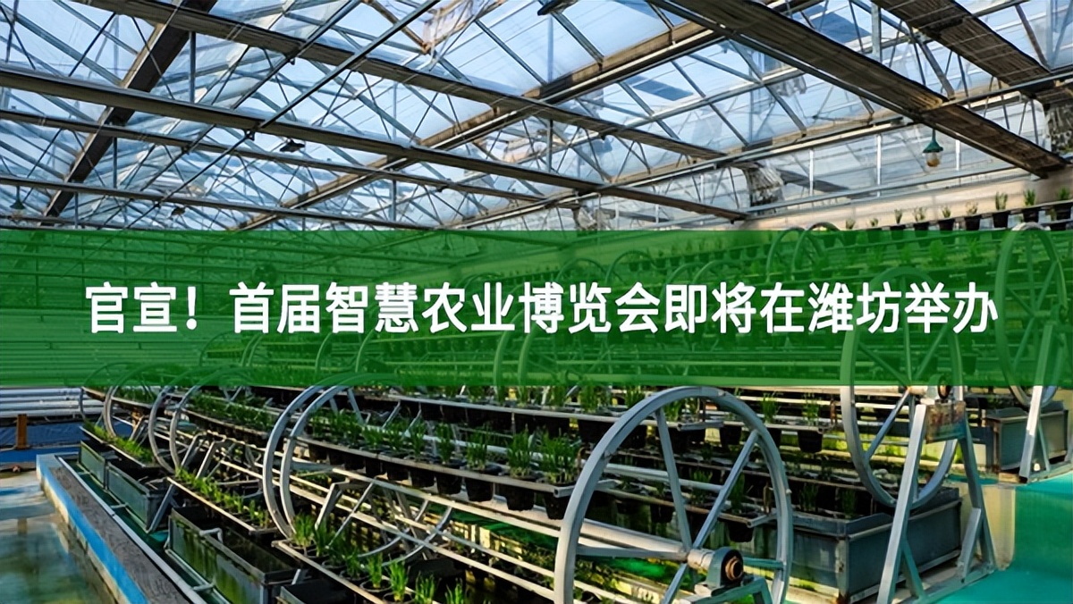 官宣！首届智慧农业博览会即将在潍坊举办
