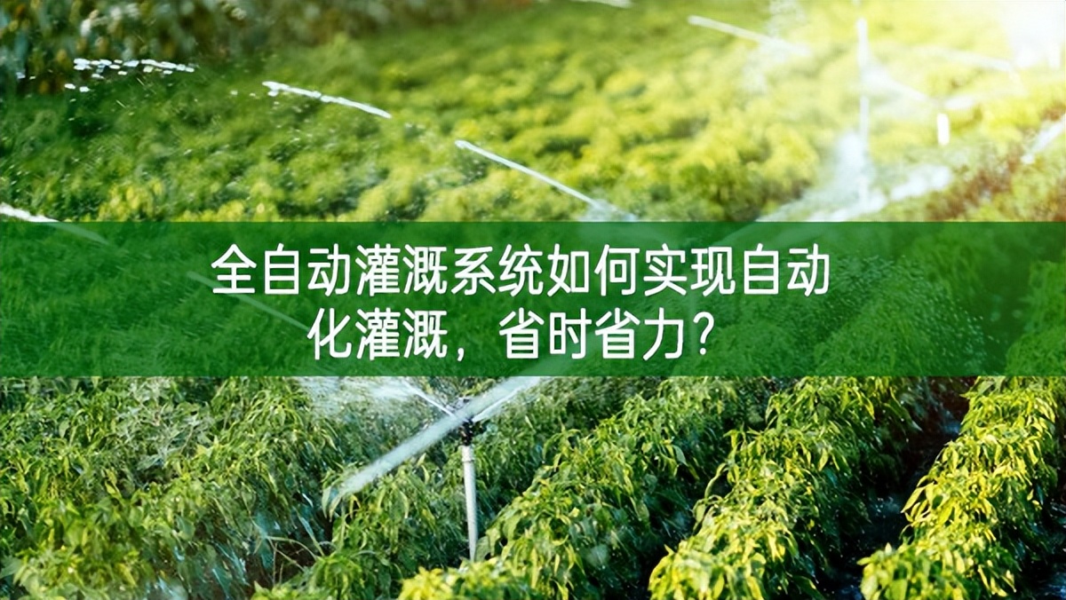 全自动灌溉系统如何实现自动化灌溉，省时省力?