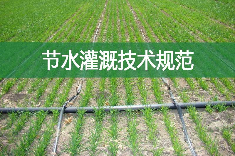 节水灌溉技术规范