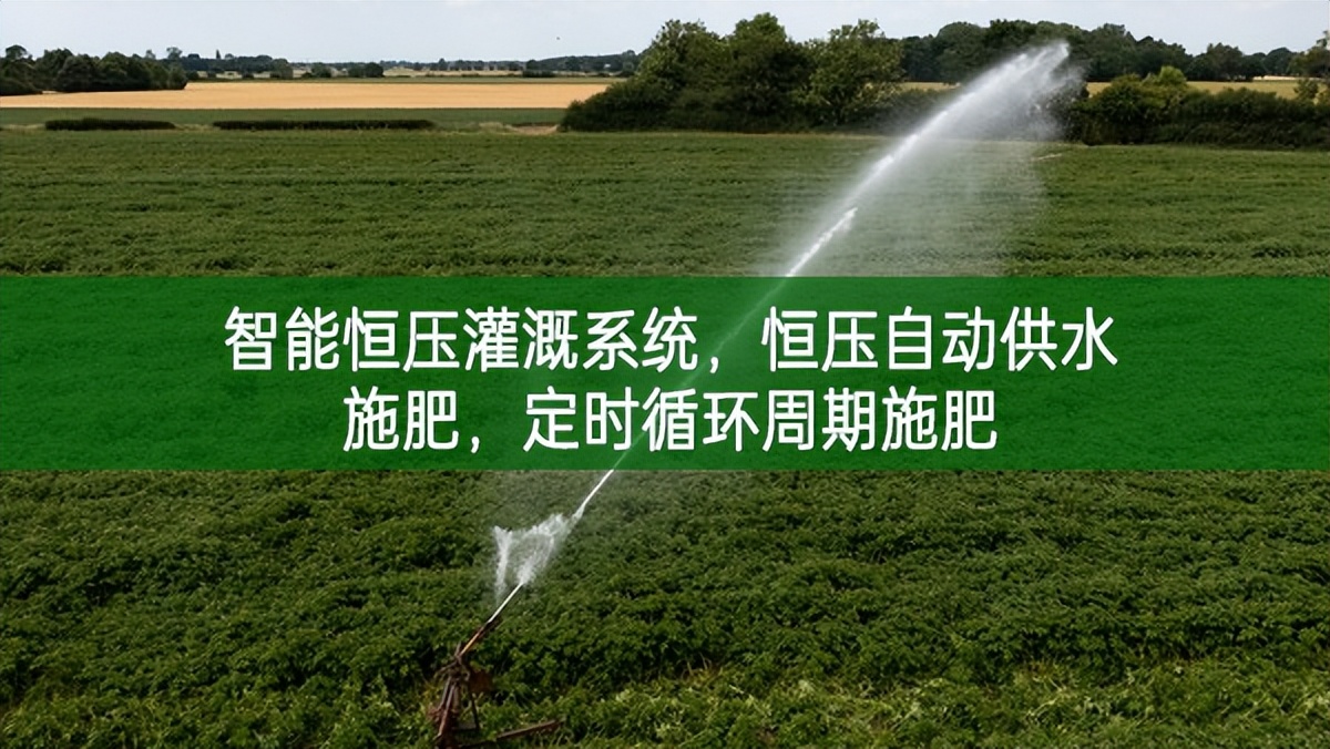 智能恒压灌溉系统，恒压自动供水施肥，定时循环周期施肥