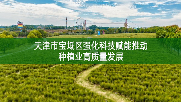 天津市宝坻区强化科技赋能推动种植业高质量发展