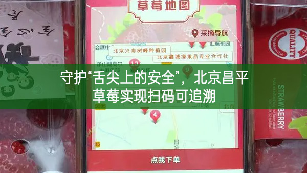 守护“舌尖上的安全”，北京昌平草莓实现扫码可追溯
