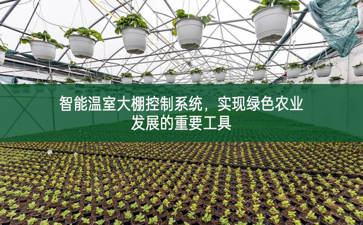 智能温室大棚控制系统，实现绿色农业发展的重要工具