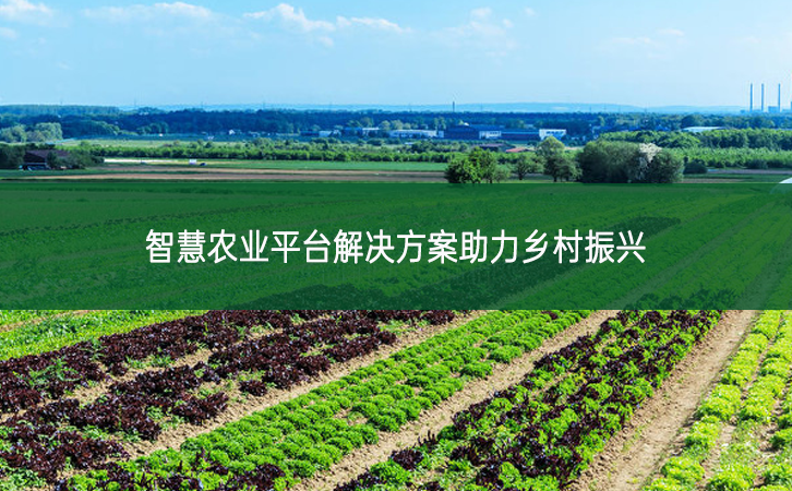 智慧农业平台解决方案助力乡村振兴
