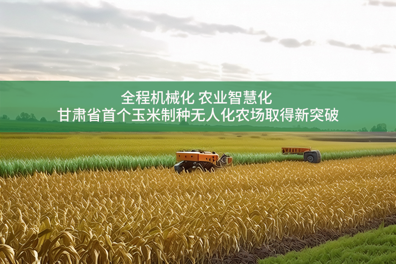 全程机械化 农业智慧化 甘肃省首个玉米制种无人化农场取得新突破