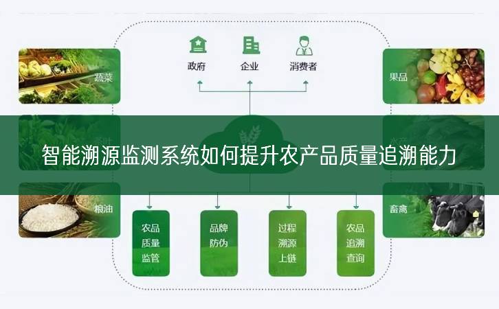 智能溯源监测系统如何提升农产品质量追溯能力