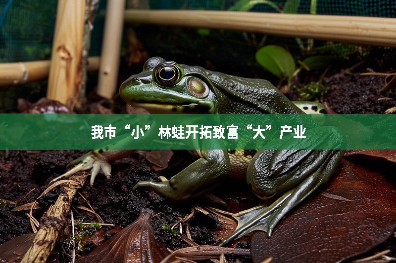 我市“小”林蛙开拓致富“大”产业