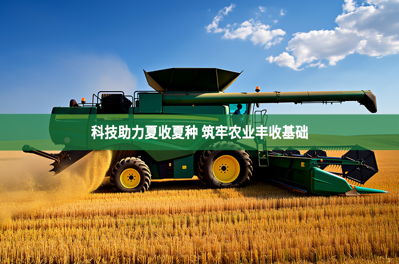 科技助力夏收夏种 筑牢农业丰收基础