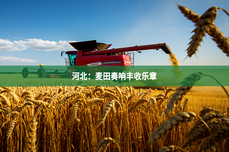 河北：麦田奏响丰收乐章