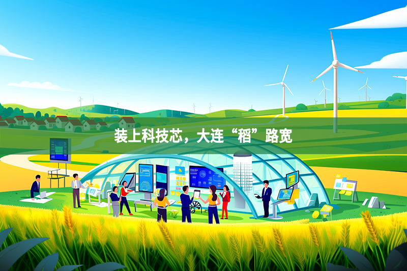 装上科技芯，大连“稻”路宽