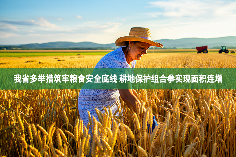 我省多举措筑牢粮食安全底线 耕地保护组合拳实现面积连增