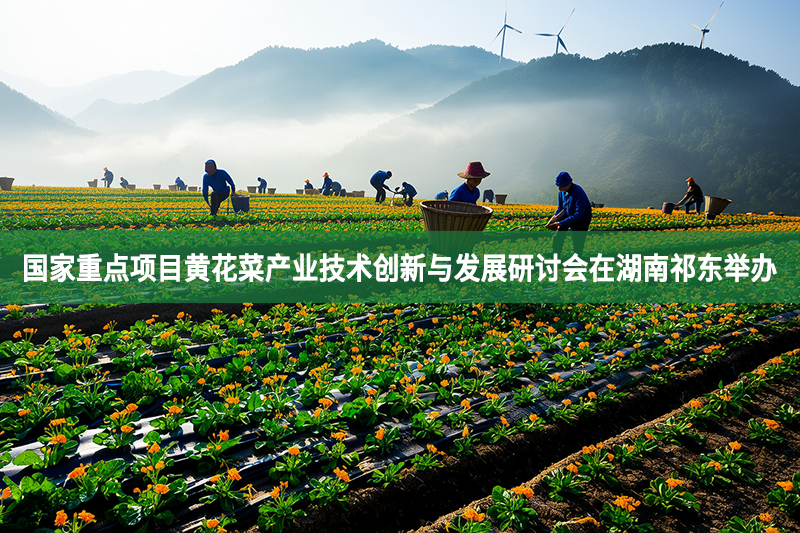 国家重点项目黄花菜产业技术创新与发展研讨会在湖南祁东举办