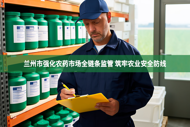 农药市场全链条监管