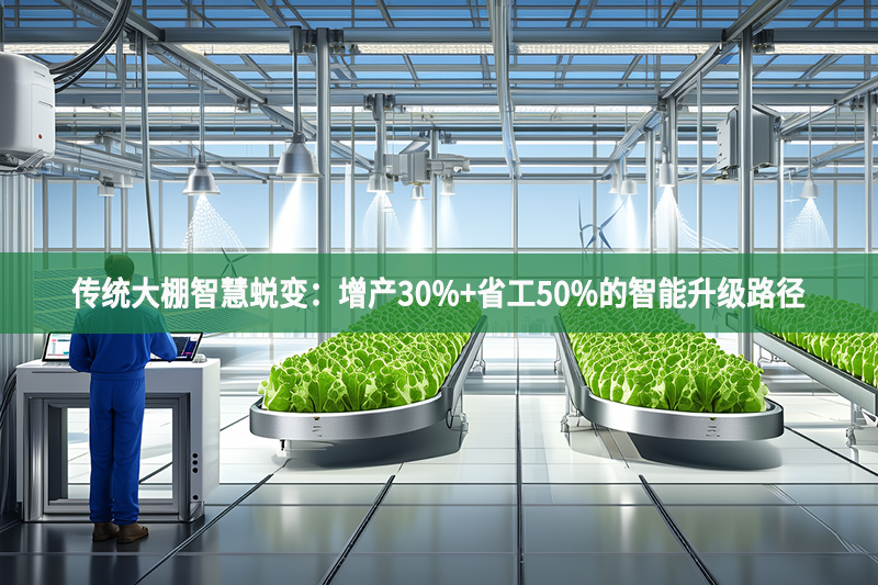 传统大棚智慧蜕变：增产30%+省工50%的智能升级路径
