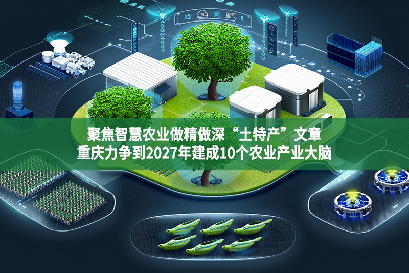 聚焦智慧农业做精做深“土特产”文章 重庆力争到2027年建成10个农业产业大脑