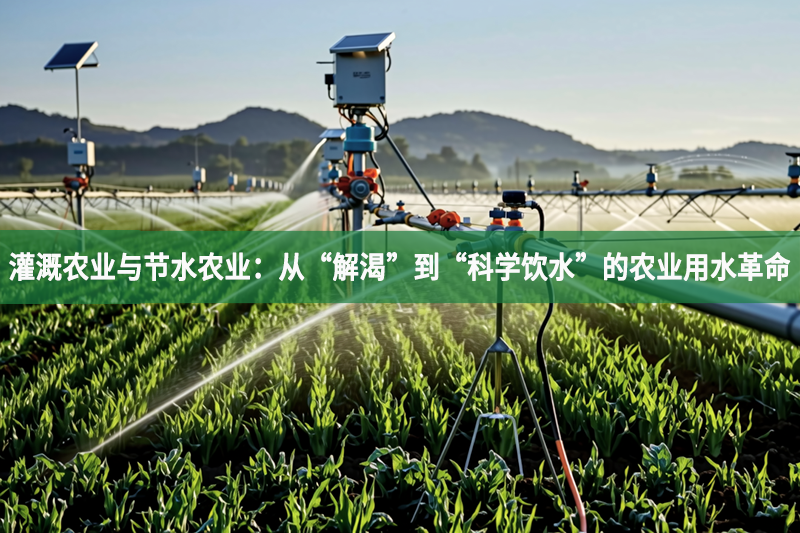 灌溉农业与节水农业：从“解渴”到“科学饮水”的农业用水革命