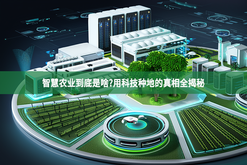 智慧农业到底是啥?用科技种地的真相全揭秘