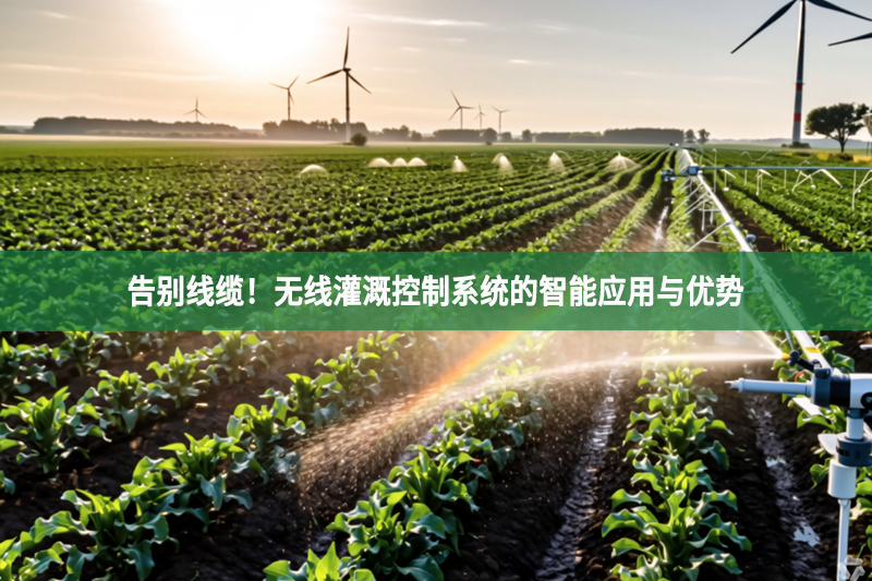 告别线缆!无线灌溉控制系统的智能应用与优势