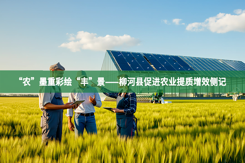 “农”墨重彩绘“丰”景——柳河县促进农业提质增效侧记