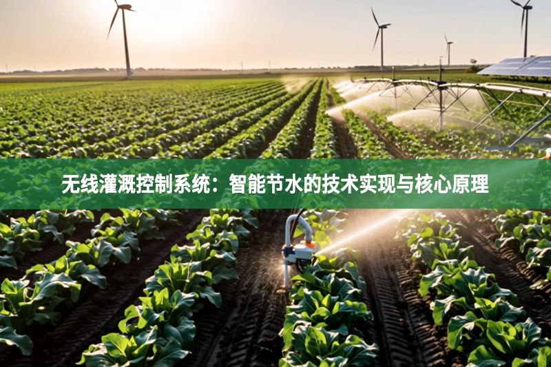 无线灌溉控制系统：智能节水的技术实现与核心原理