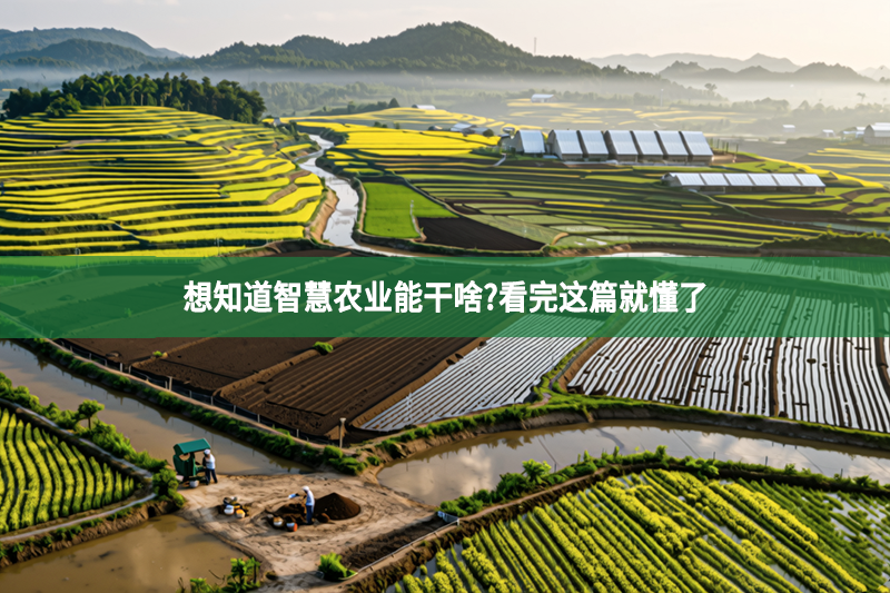 想知道智慧农业能干啥?看完这篇就懂了