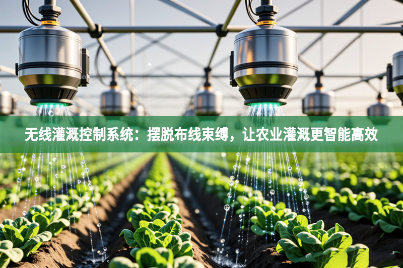 无线灌溉控制系统：摆脱布线束缚，让农业灌溉更智能高效
