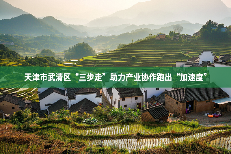 天津市武清区“三步走”助力产业协作跑出“加速度”