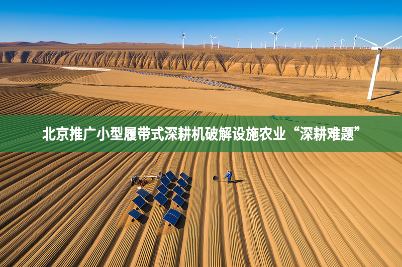 北京推广小型履带式深耕机破解设施农业“深耕难题”