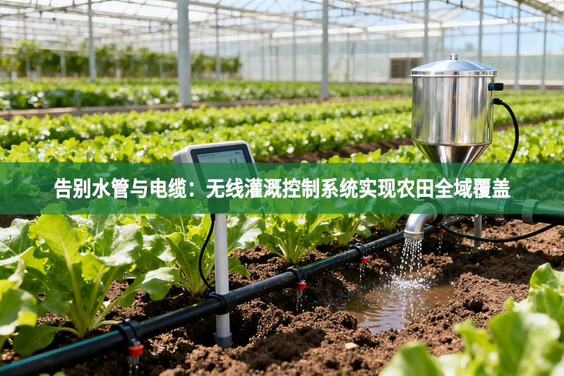 告别水管与电缆：无线灌溉控制系统实现农田全域覆盖