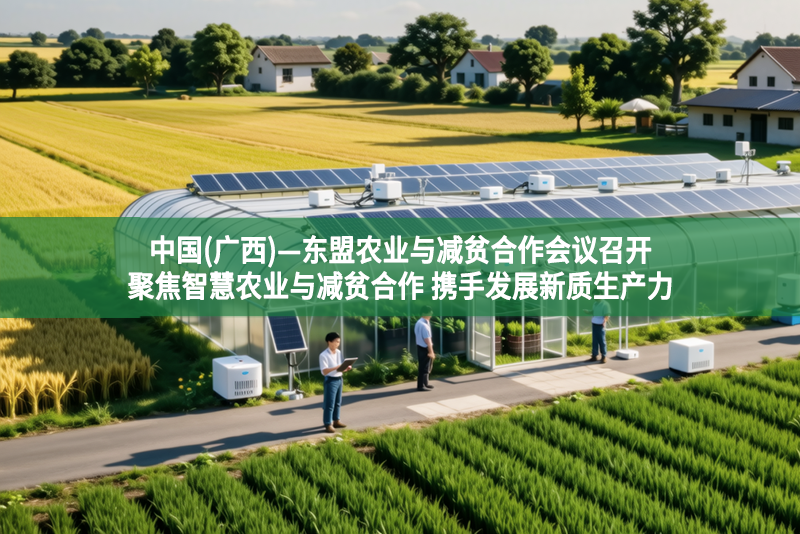 中国(广西)—东盟农业与减贫合作会议召开 聚焦智慧农业与减贫合作 携手发展新质生产力