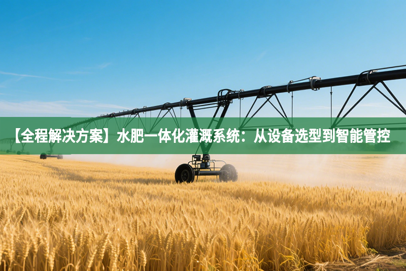 【全程解决方案】水肥一体化灌溉系统：从设备选型到智能管控