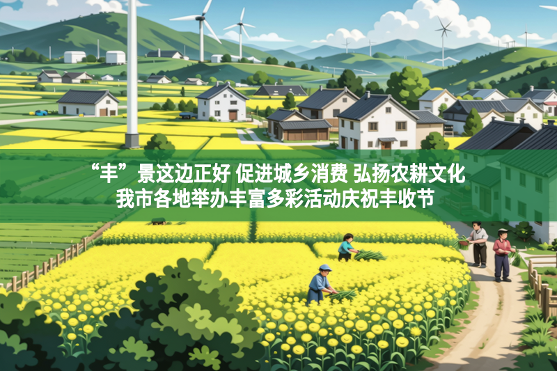 “丰”景这边正好 促进城乡消费 弘扬农耕文化 我市各地举办丰富多彩活动庆祝丰收节