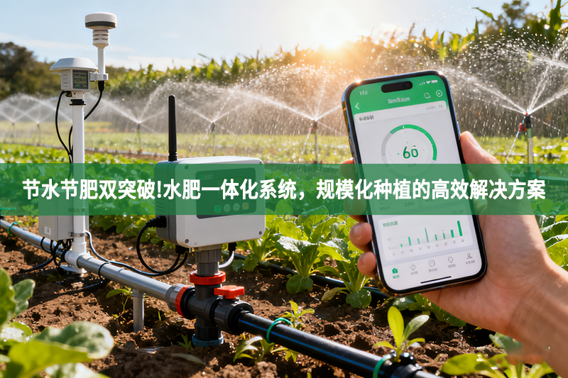 节水节肥双突破!水肥一体化系统，规模化种植的高效解决方案