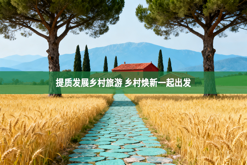 提质发展乡村旅游 乡村焕新一起出发