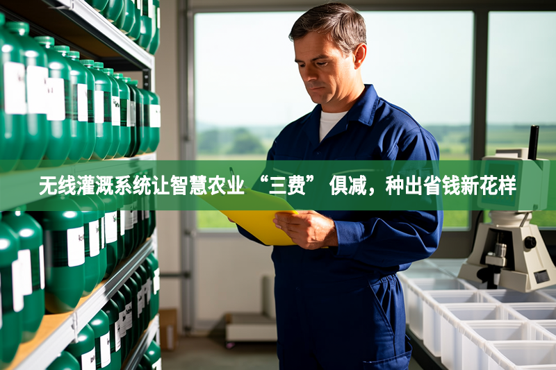 无线灌溉系统让智慧农业 “三费” 俱减，种出省钱新花样