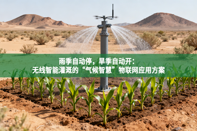 雨季自动停,旱季自动开:无线智能灌溉的 “气候智慧” 物联网应用方案