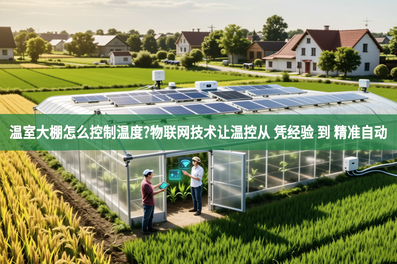温室大棚怎么控制温度?物联网技术让温控从 “凭经验” 到 “精准自动”