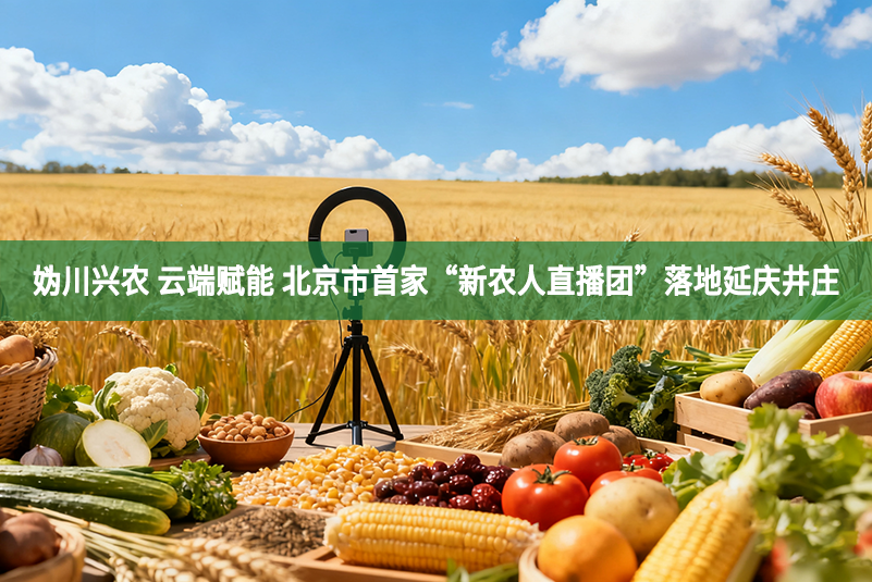妫川兴农 云端赋能 北京市首家“新农人直播团”落地延庆井庄
