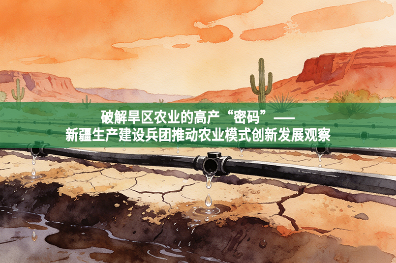 破解旱区农业的高产“密码”——新疆生产建设兵团推动农业模式创新发展观察