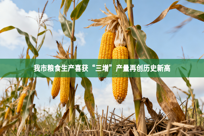 我市粮食生产喜获“三增”产量再创历史新高