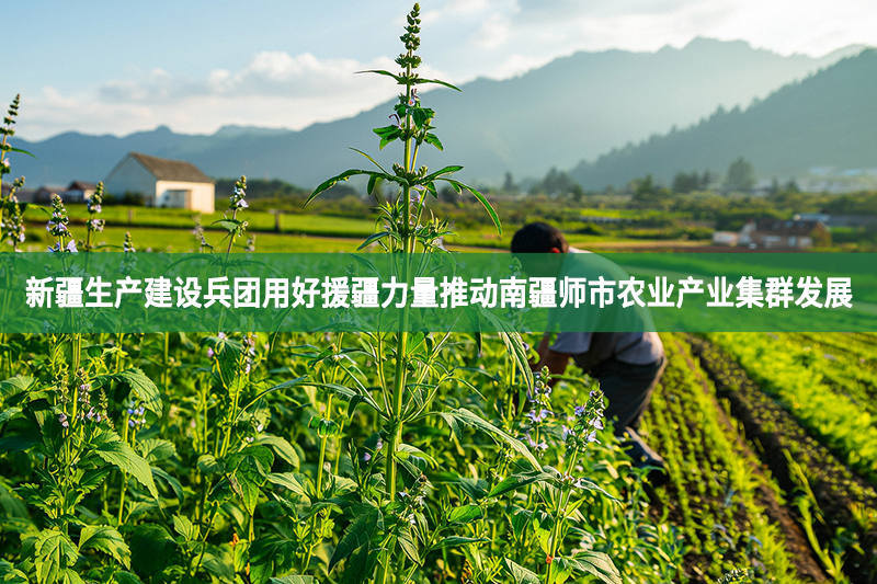 新疆生产建设兵团用好援疆力量推动南疆师市农业产业集群发展