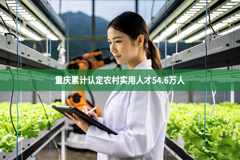 重庆累计认定农村实用人才54.6万人