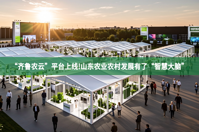 “齐鲁农云”平台上线!山东农业农村发展有了“智慧大脑”