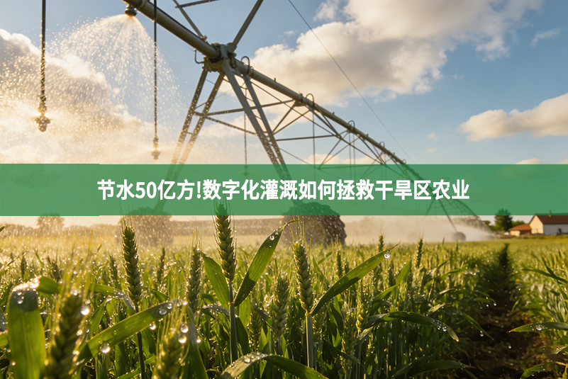 节水50亿方!数字化灌溉如何拯救干旱区农业