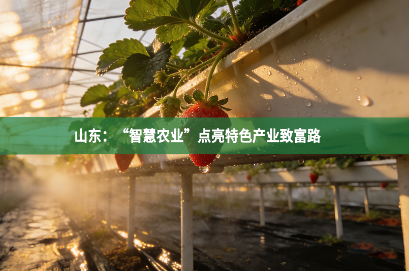 山东：“智慧农业”点亮特色产业致富路