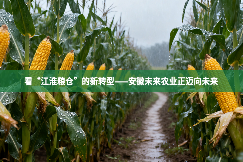 看“江淮粮仓”的新转型——安徽未来农业正迈向未来