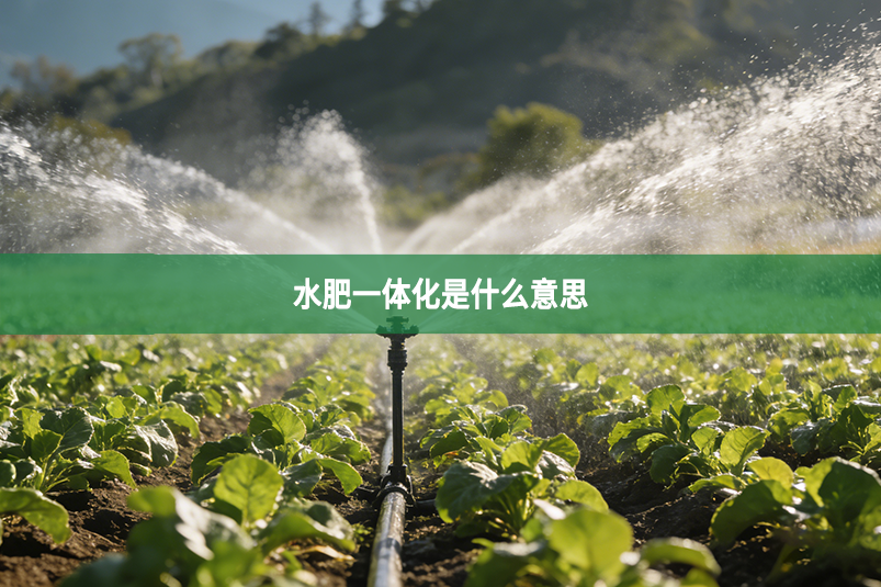 水肥一体化是什么意思