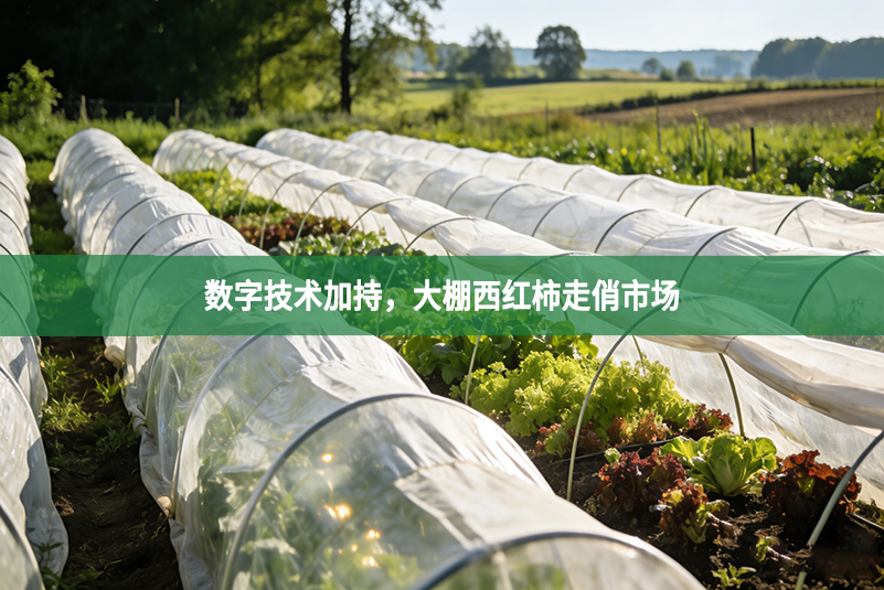 数字技术加持，大棚西红柿走俏市场